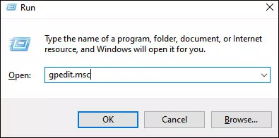 open run dialog