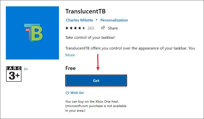 install translucenttb