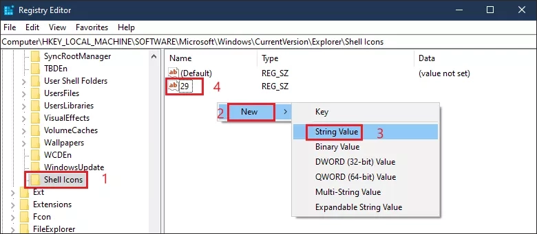 create a new string value