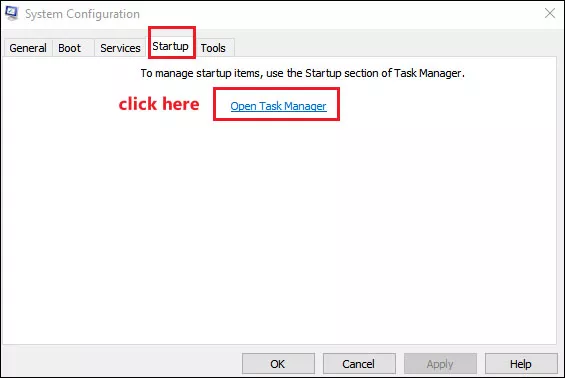 choose open task manager