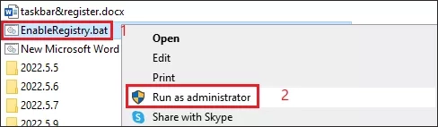 run as administrator