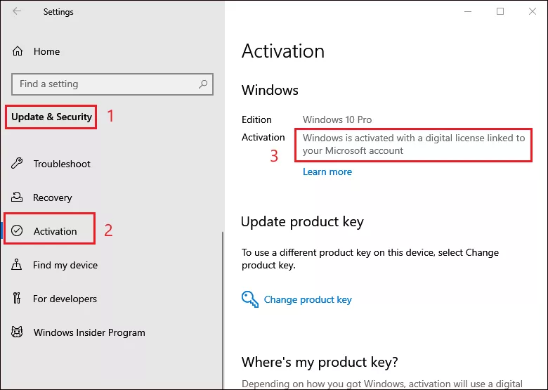 check windows activation